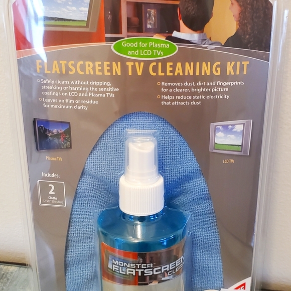 Monster LCD and plasma flat screen cleaning kit - Picture 1 of 2